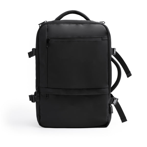 Mochila de viaje extensible Rayan de PU Leather