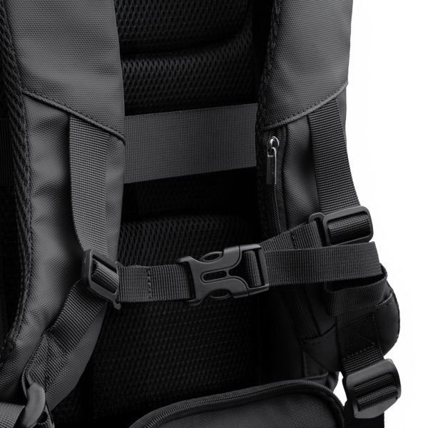 Mochila de viaje extensible Rayan de PU Leather