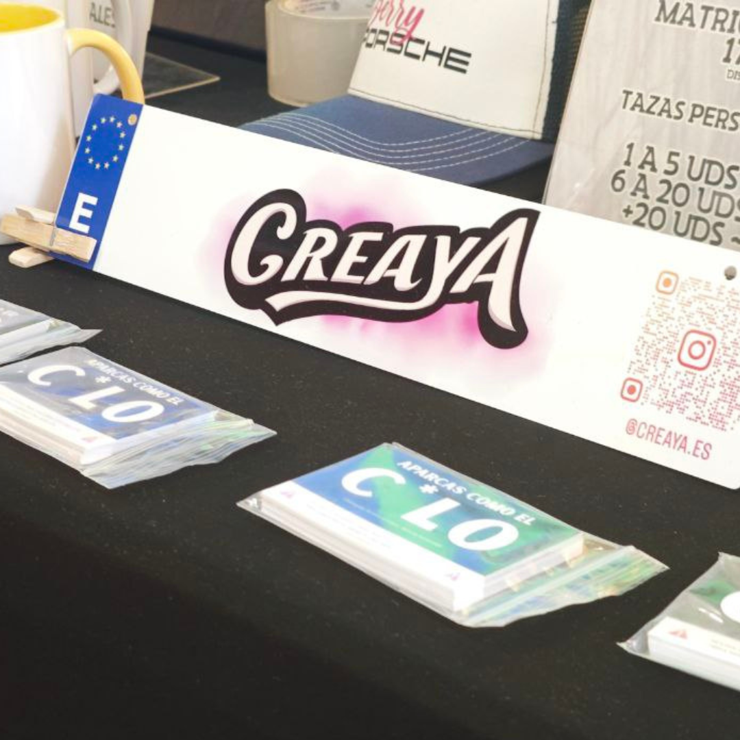 Matrícula decorativa de aluminio