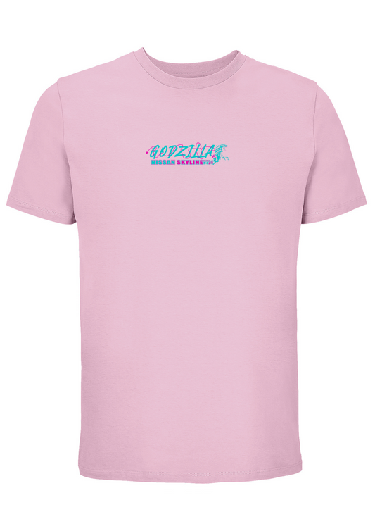 Camiseta Godzilla R34 – Nissan Skyline GT-R | Algodón Orgánico