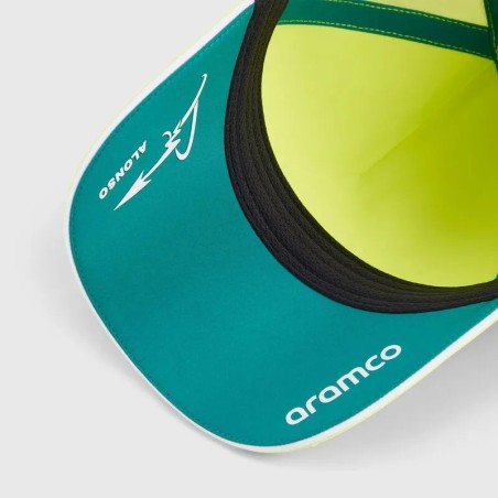 2026 Fernando Alonso Replica Gorra Verde Aston Martin F1 Team