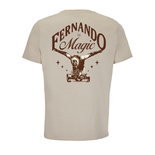 Camiseta "Magic ALONSO" - Pasión por la F1 y el Espíritu de la Magia