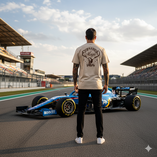 Camiseta "Magic ALONSO" - Pasión por la F1 y el Espíritu de la Magia