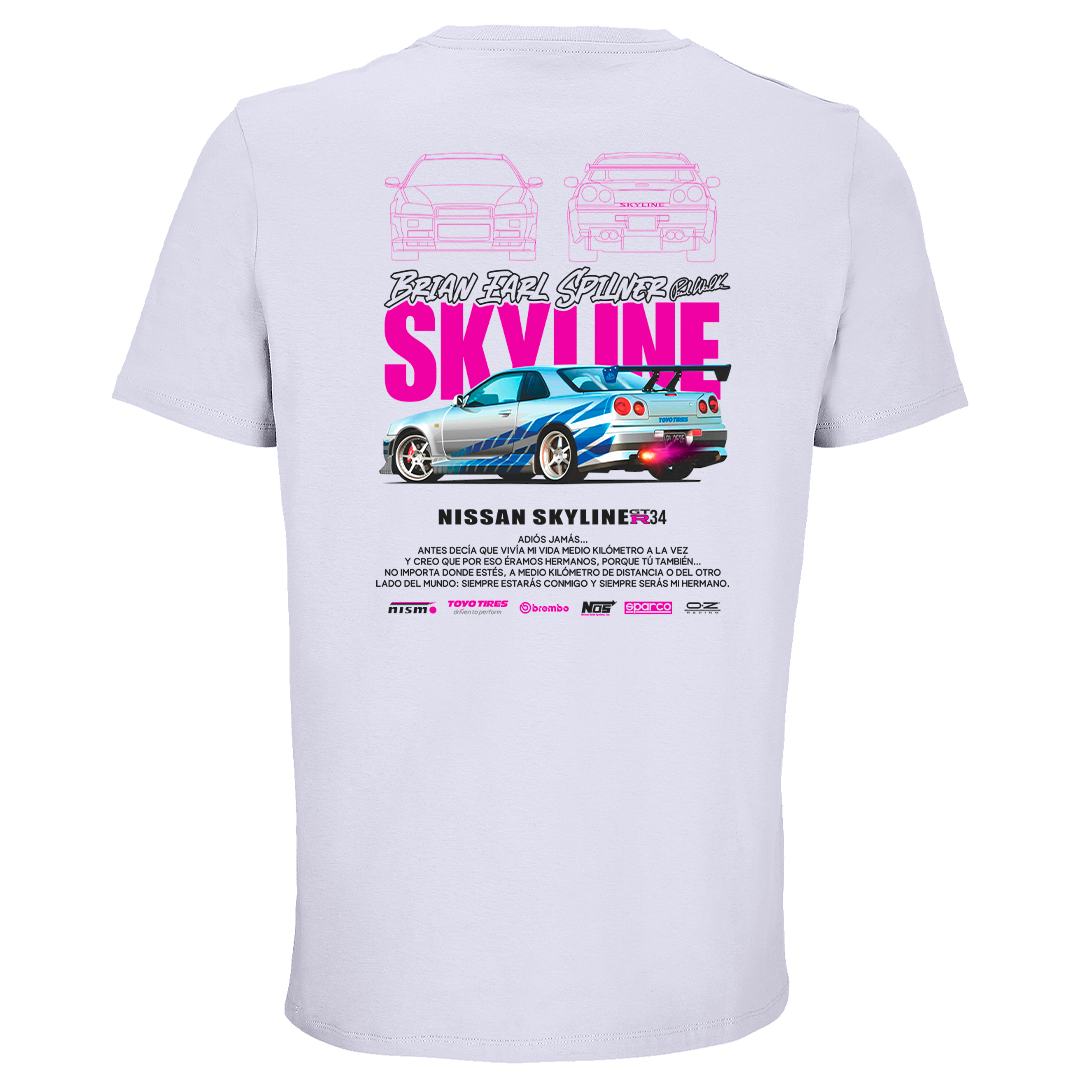 Camiseta “Skyline PAUL WALKER"