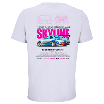 Camiseta “Skyline PAUL WALKER"