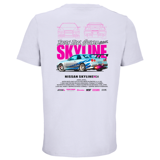 Camiseta “Skyline PAUL WALKER"