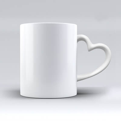 Taza corazón personalizada