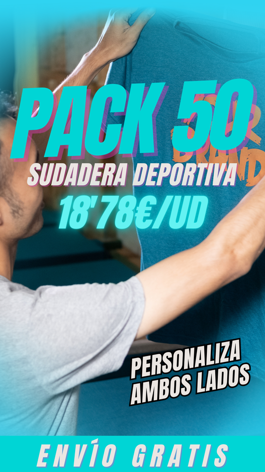 PACK 50 SUDADERAS DEPORTIVA