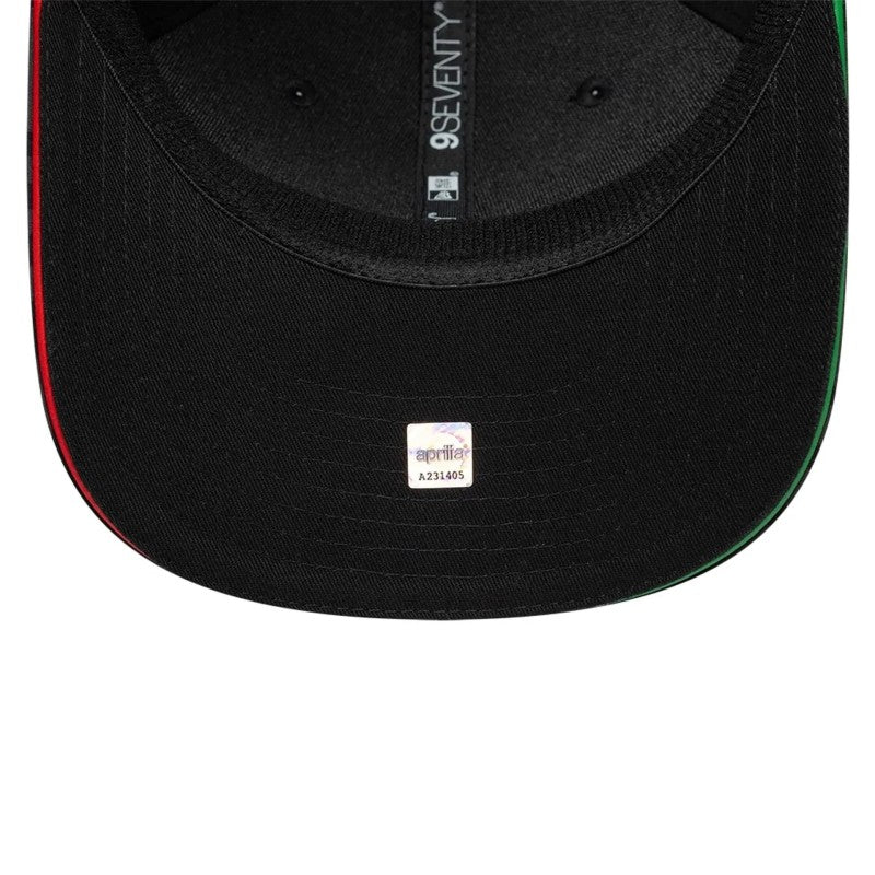 Gorra Aprilia Replica Mugello Race Special 9SEVENTY Stretch Snap Negro