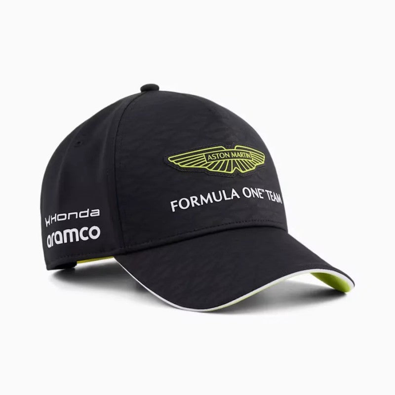 Gorra de Béisbol Negra Puma x Aston Martin Aramco F1® Team Replica Team