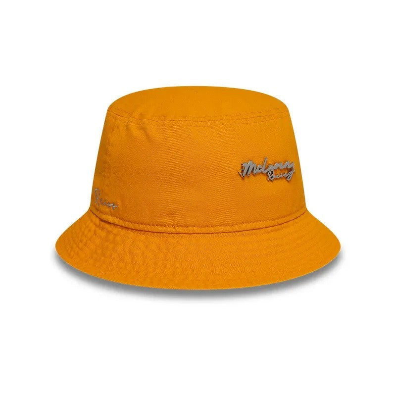 Gorra McLaren x Reiss bucket hat, tapered, New Era, naranja