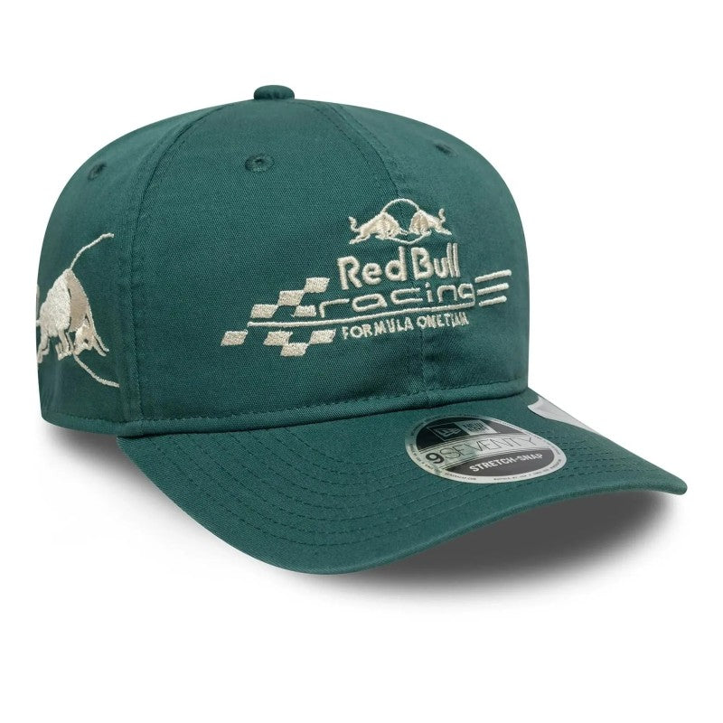 Gorra Red Bull Racing Washed Dark Green 9SEVENTY Stretch Snap