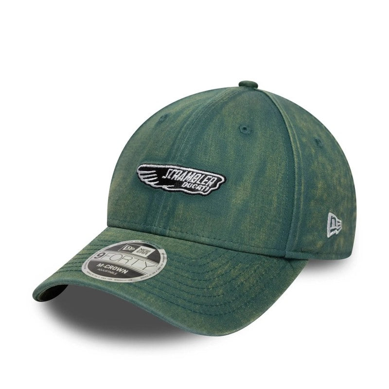 Gorra Scrambler Ducati Logo 9FORTY M-Crown Verde