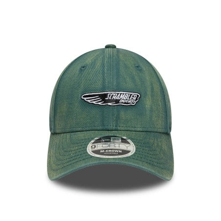 Gorra Scrambler Ducati Logo 9FORTY M-Crown Verde