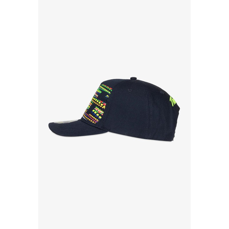 Gorra VR46 Heritage Mid Visor Azul