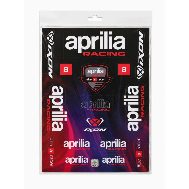 Adhesivos Ixon ST1 APRILIA 26 - Negro / Violeta