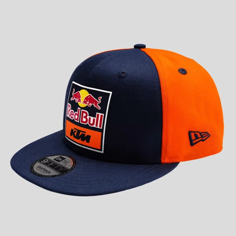 KTM Mens Replica Team Gorra Plana Azul Marino/Naranja