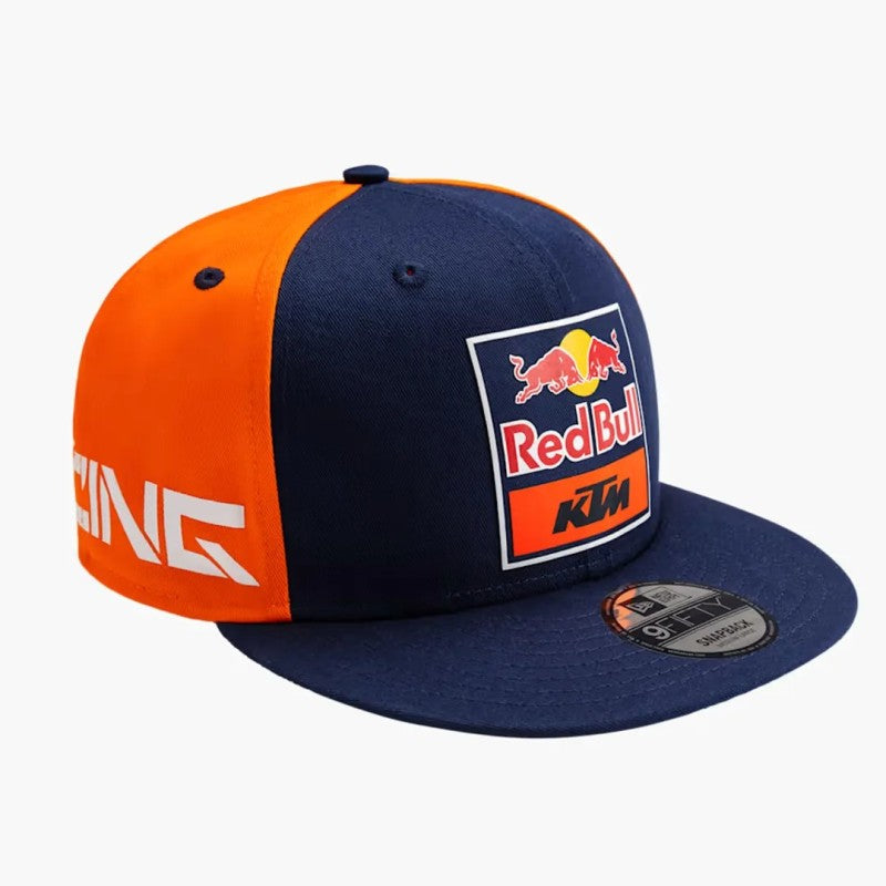 KTM Mens Replica Team Gorra Plana Azul Marino/Naranja