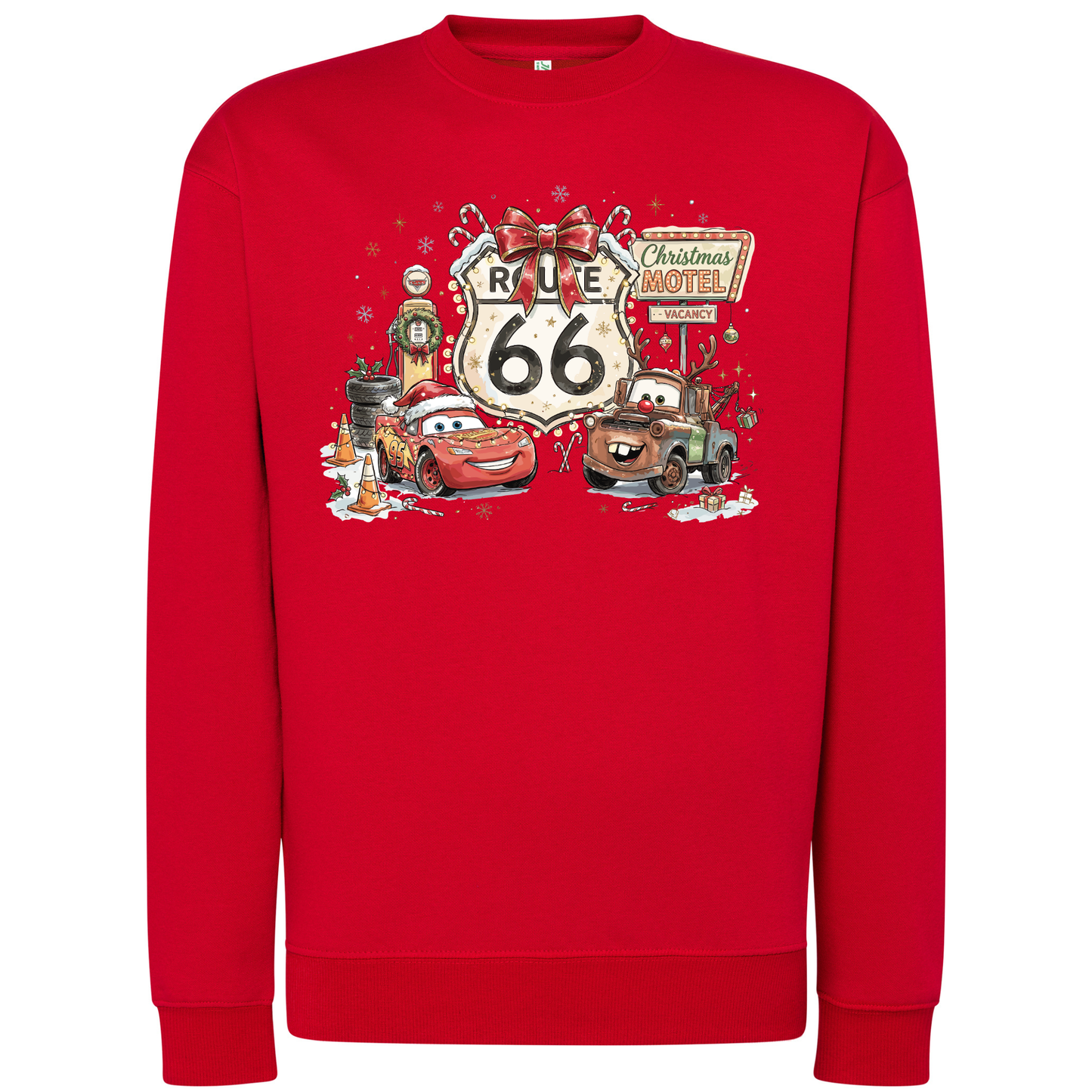 🎄 Sudadera Navidad Route 66 Christmas Edition – Unisex