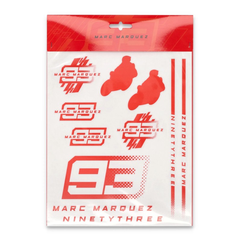 Pack de pegatinas Marc Márquez MM93 Big Stickers 2026