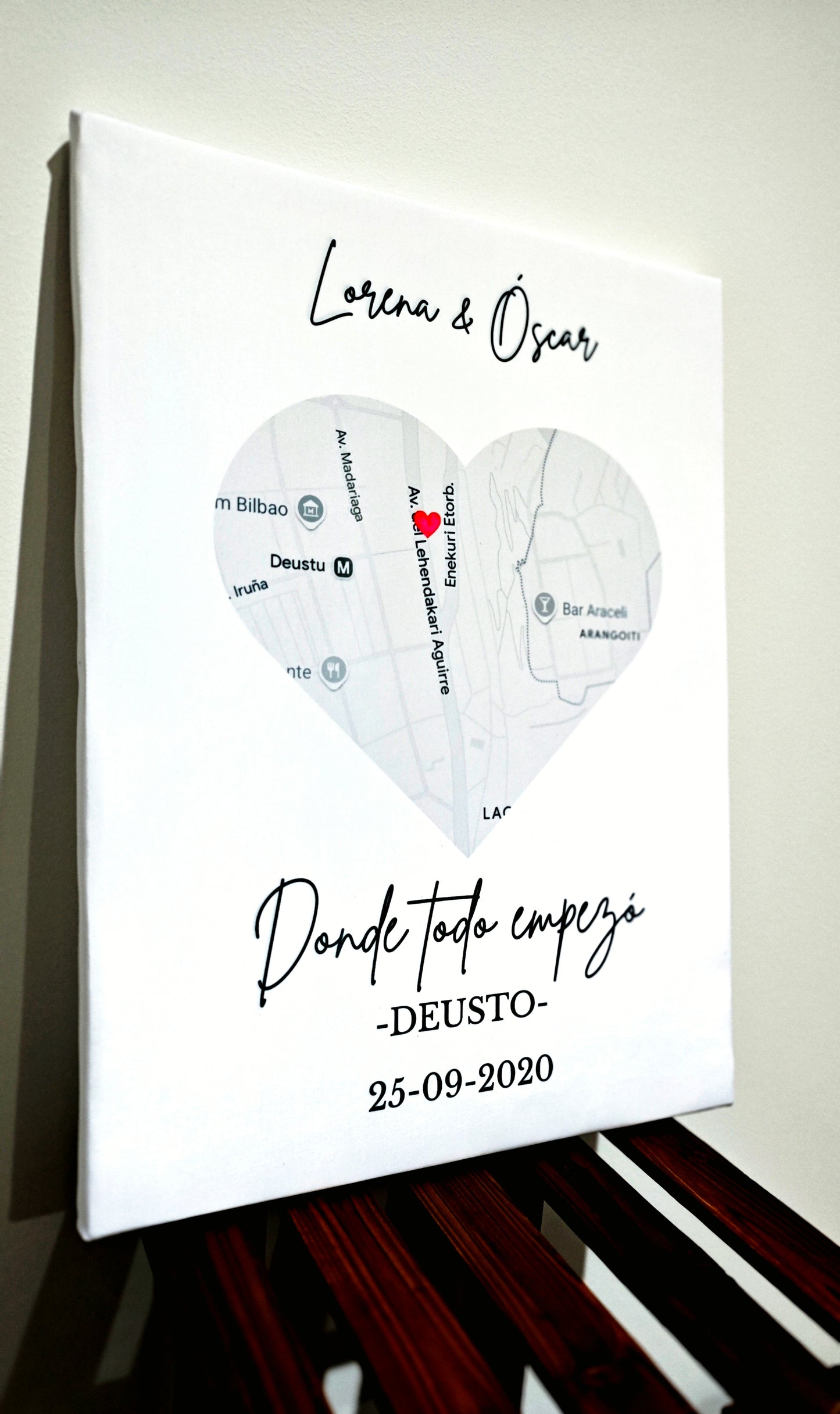 Lienzo personalizado “Donde todo empezó”