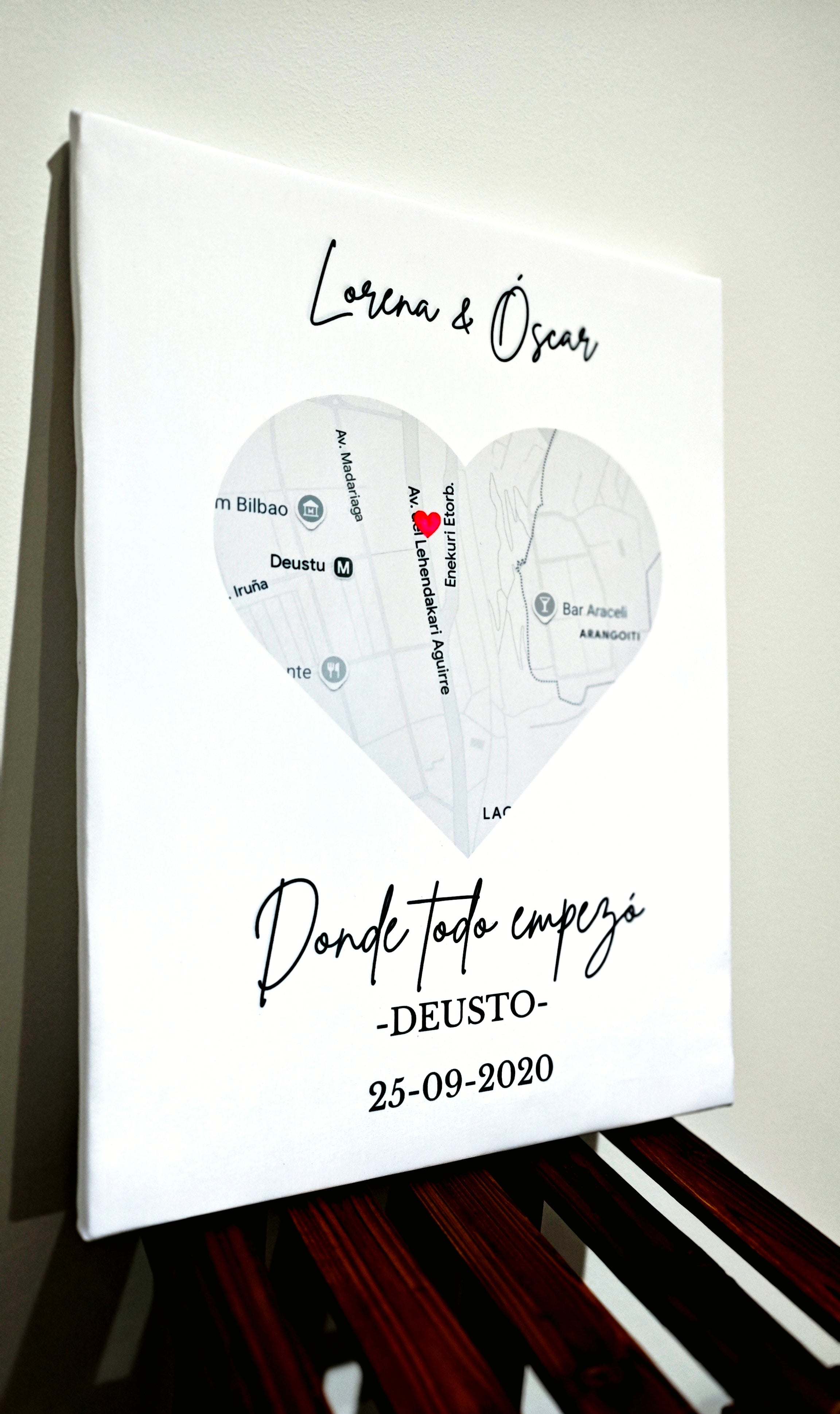 Lienzo personalizado “Donde todo empezó”