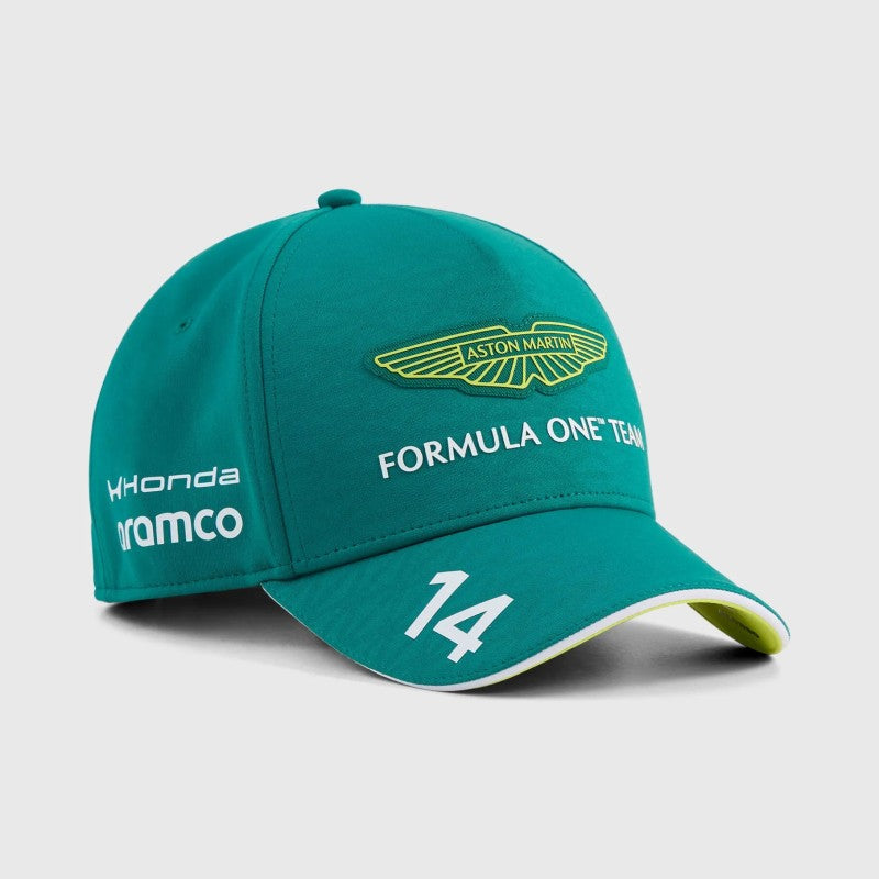 Gorra réplica Fernando Alonso 2026 para niños del equipo Aston Martin F1