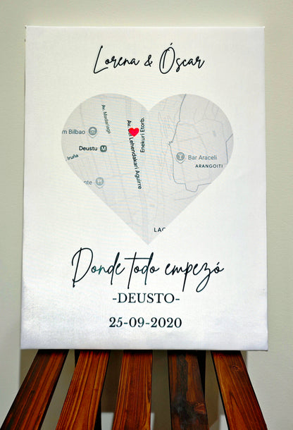 Lienzo personalizado “Donde todo empezó”