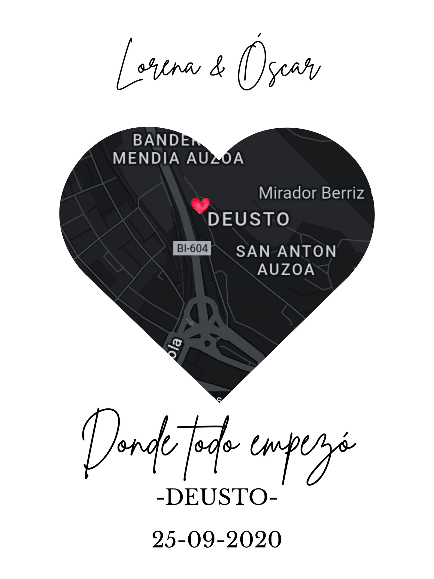 Lienzo personalizado “Donde todo empezó”