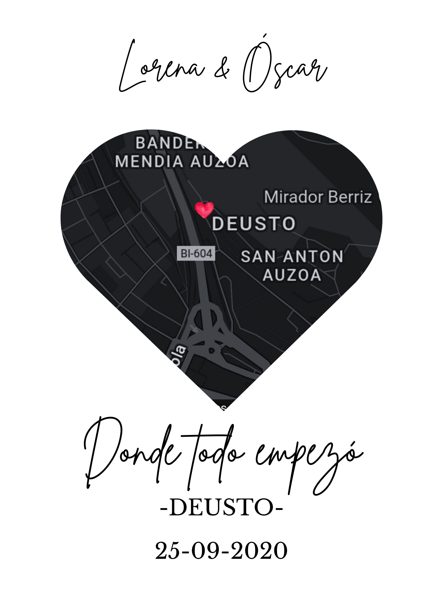 Lienzo personalizado “Donde todo empezó”