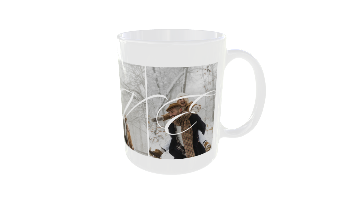 Taza personalizada con 4 fotos – (Especial San Valentín)