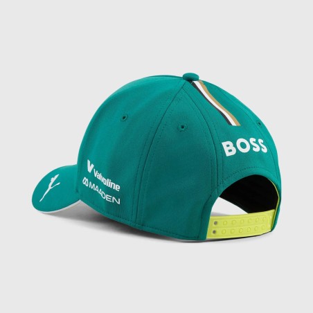 Gorra réplica Fernando Alonso 2026 para niños del equipo Aston Martin F1