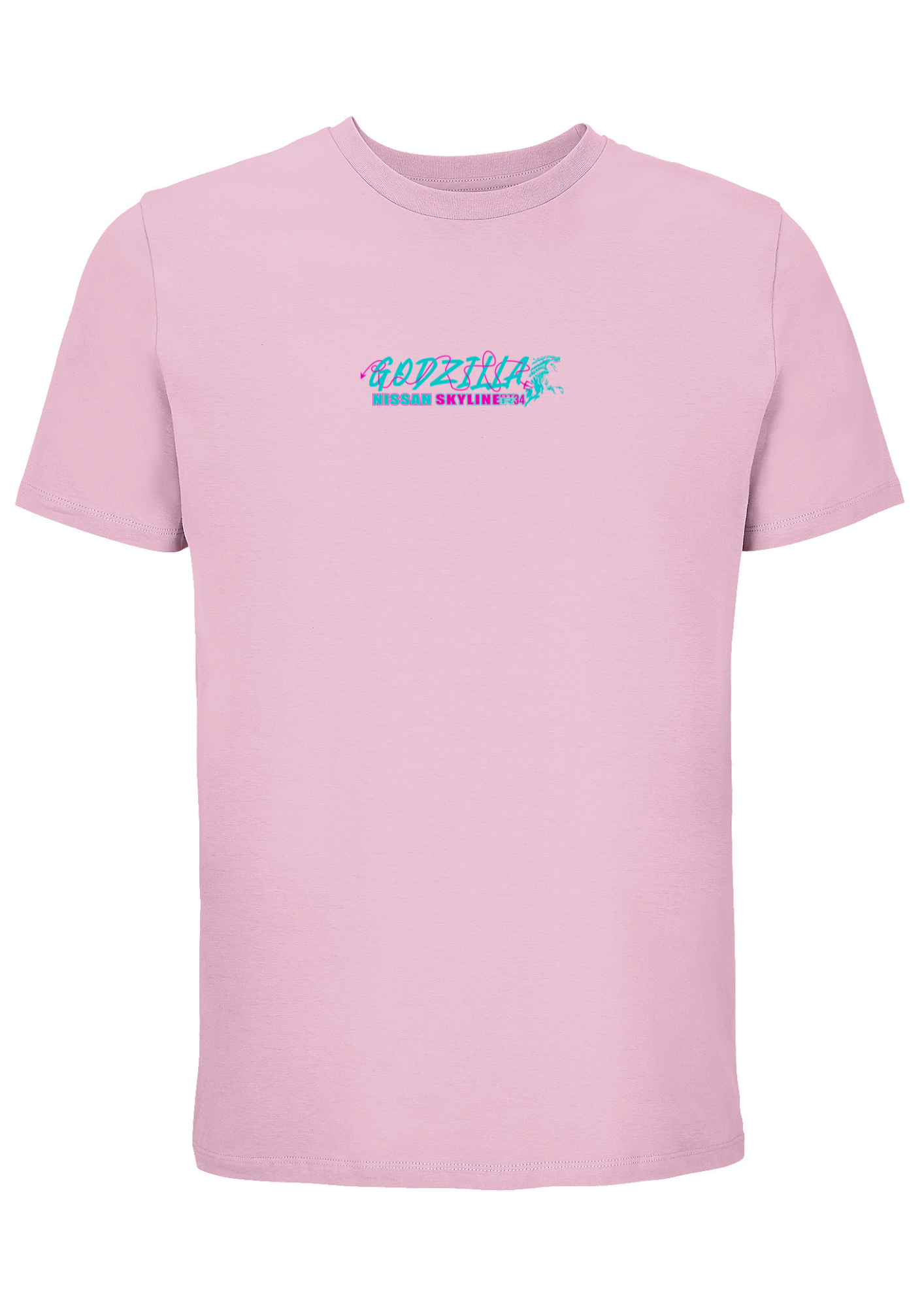 Camiseta Godzilla R34 – Nissan Skyline GT-R | Algodón Orgánico