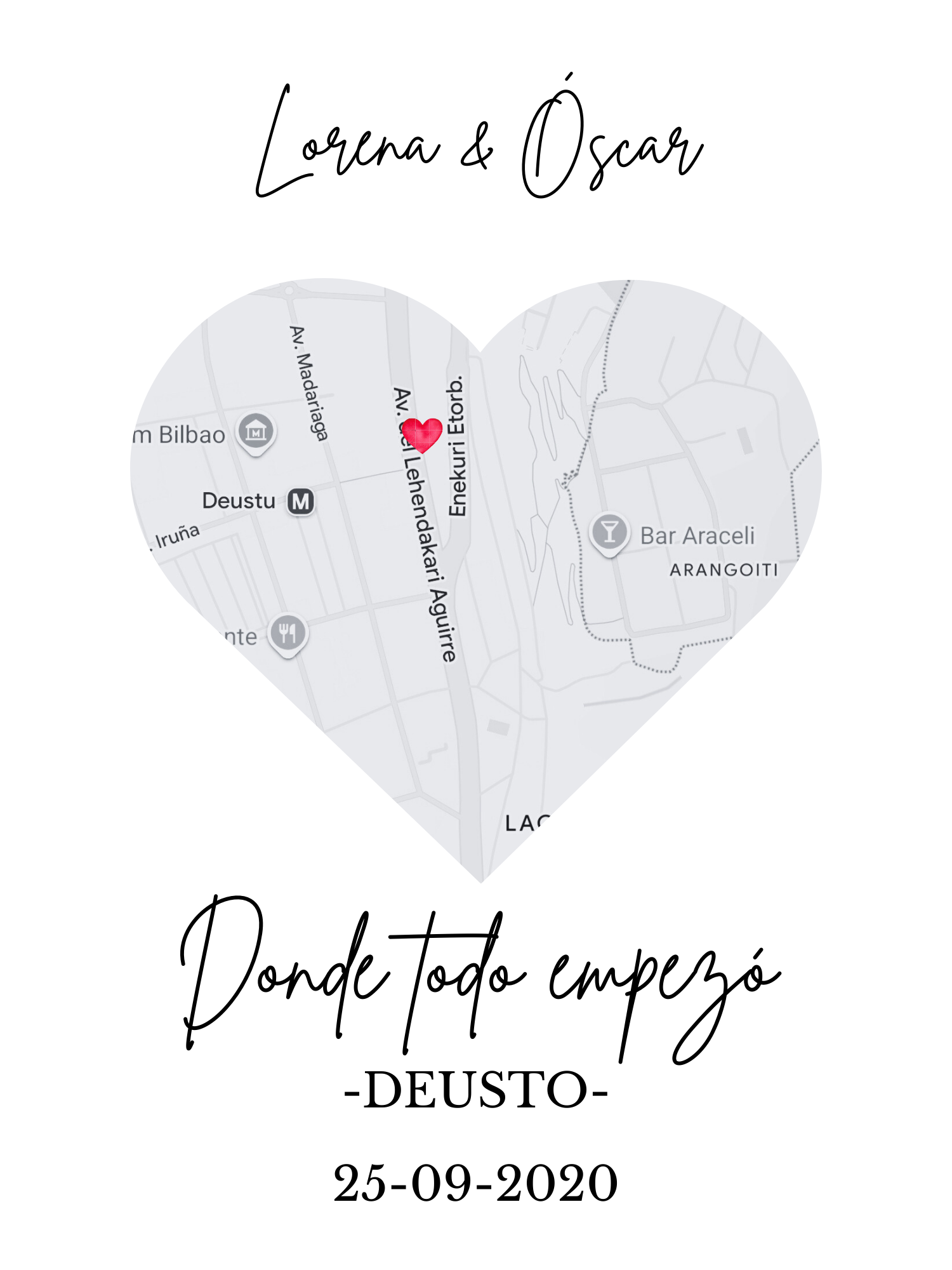 Lienzo personalizado “Donde todo empezó”